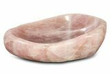 Giant Polished Rose Quartz Bowl #304676-1